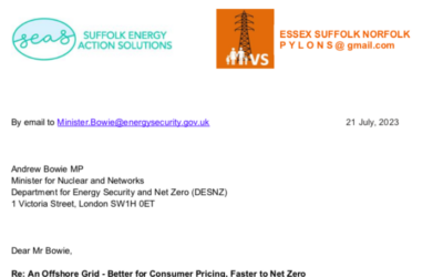 Joint letter with Pylons to Andrew Bowie