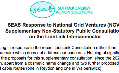 SEAS Response to LionLink Supplementary Non-Statutory Consultation